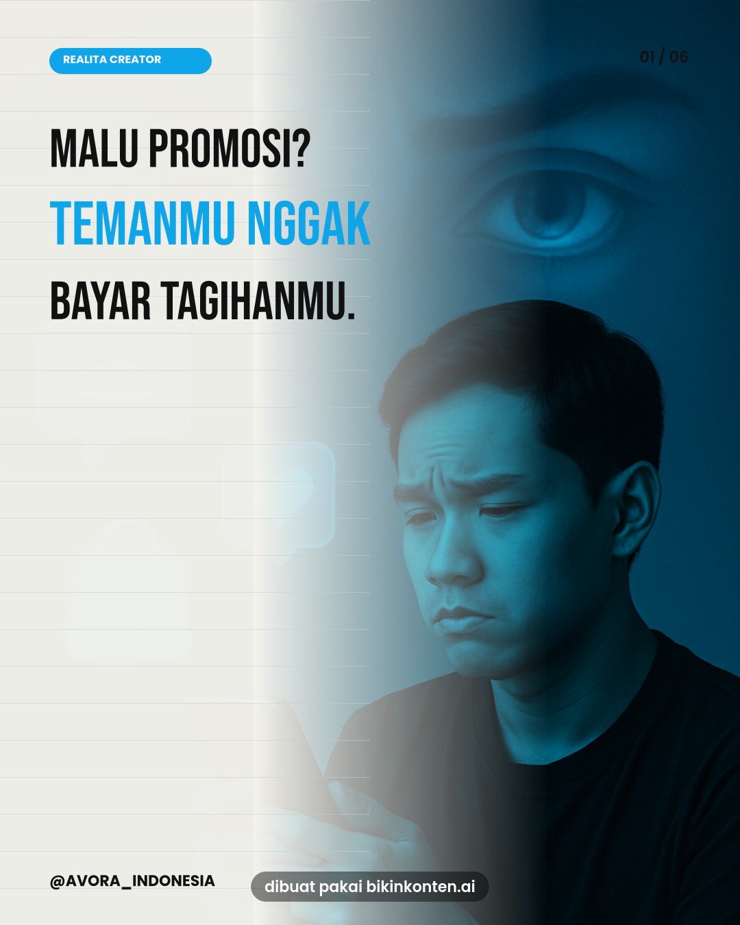 AVORA — Malu promosi tidak membayar tagihan creator (1)